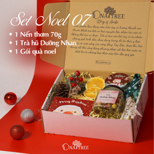 Set Noel 1 Trà hũ, 1 Nến 70g