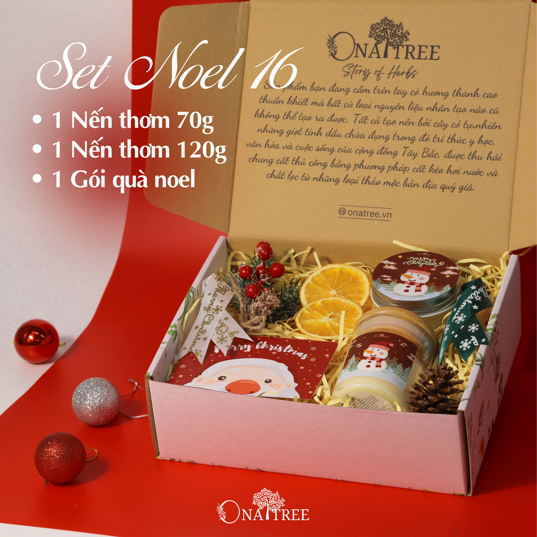 Set quà 2 Nến thơm Noel