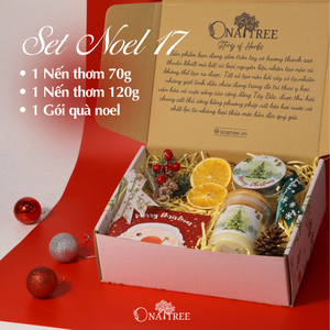 Set quà 2 Nến thơm Noel