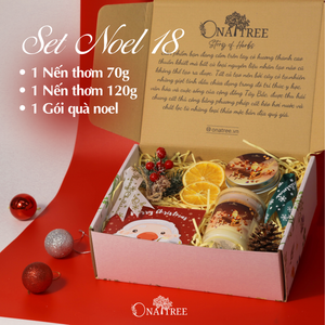 Set quà 2 Nến thơm Noel