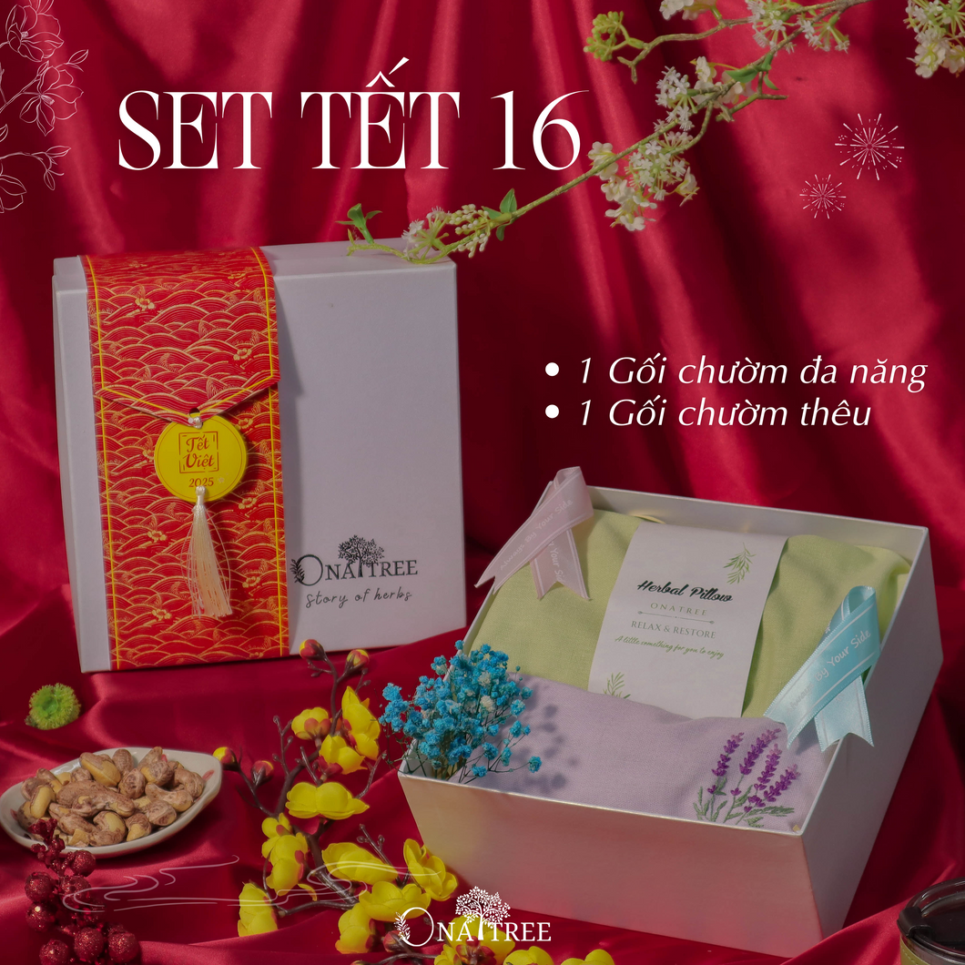 SET TẾT 1 GỐI ĐA NĂNG 1 GỐI NHỎ