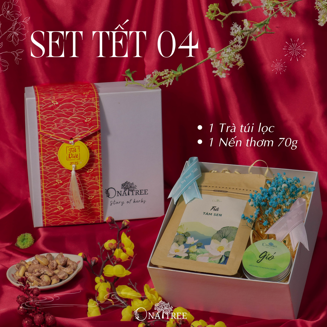 SET TẾT 1 TRÀ 1 NẾN 70G